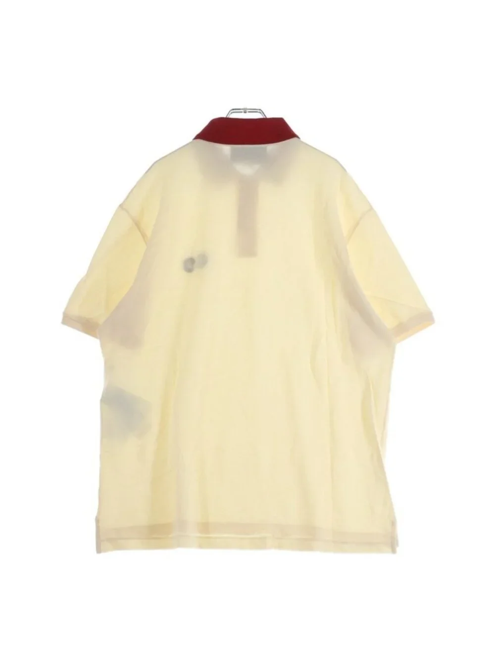 Gucci GG Embroidery S Polo Logo Short Sleeve Shirt Ivory